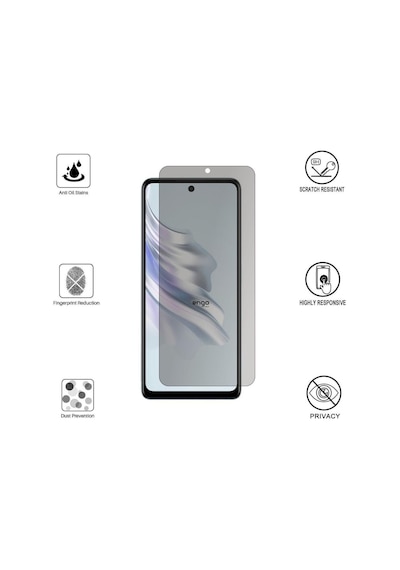 Engo Tecno Spark 20 Pro İle Uyumlu Hayalet Ekran Koruyucu Nano