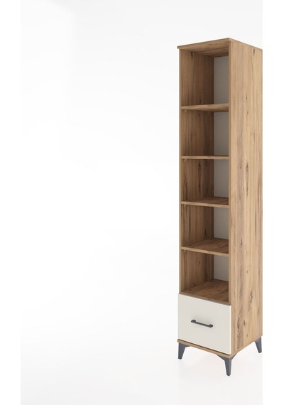 Hyperion Dolap 5 Raflı Tek Çekmeceli 44x44x221 Çam-aytaşı Çam