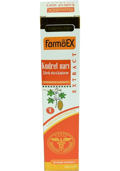 Yeşil Naturel Farmaex Kudret Narı Çörek Otu & Kantaron Bitkisel Alkolsüz Ekstrakt 250 ML