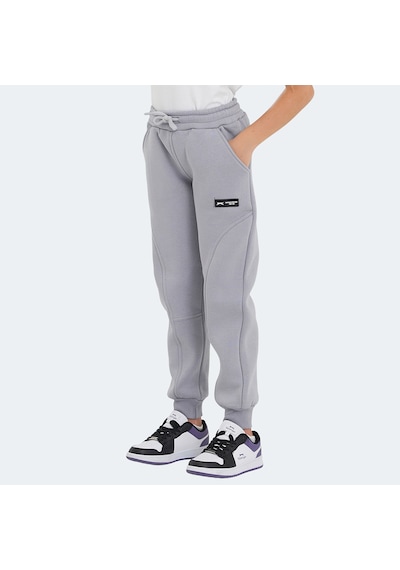 Slazenger LAVRA Çocuk Cepli Taş Gri Eşofman Altı