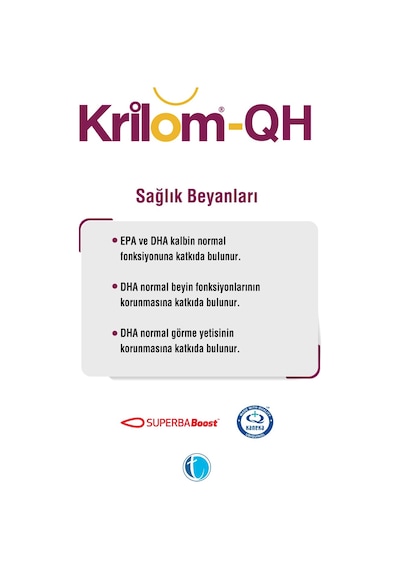 Krilom-QH Krill Oil & Ubikinol 30 Yumuşak Kapsül