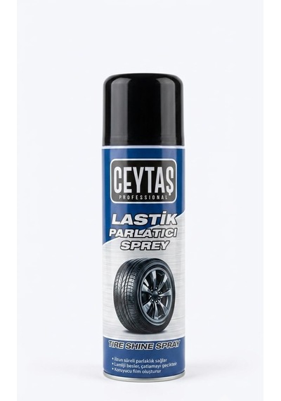 Ceytaş Professional Lastik Parlatıcı Sprey 500 Ml - Oto Lastik Temizleyici Ve Parlatıcı Bakım Spreyi, Çatlama Ön