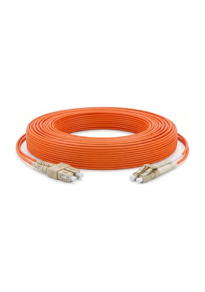 Alfafonet Sc/pc-lc/pc Multimode Om2 Dupleks 10 Metre Fiber Patch Cord