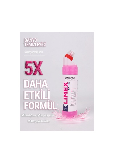 2set Limex Extra Ultra Güçlü Banyo Temizleyici Kireç Çözücü Ve Limex Tuvalet Wc 710 Ml Temizleyici