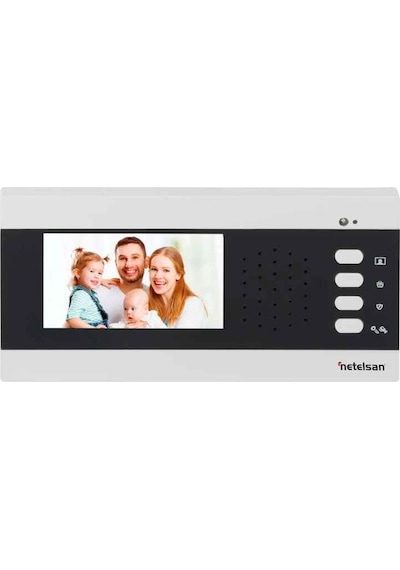 Netelsan 7 Daire Görünütlü 4.3" İnç Diafon Seti