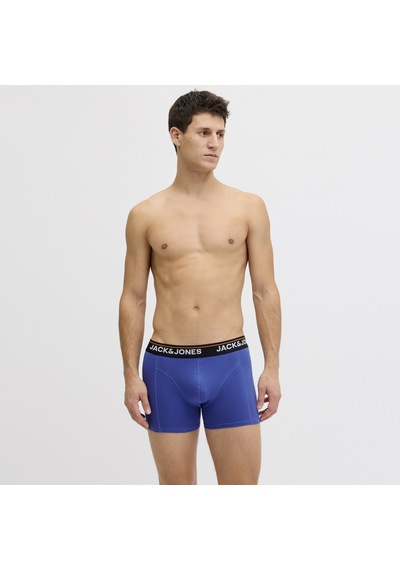 Jack & Jones Erkek 3'lü Boxer Paketi - Theodore - 12299141 Beaucoup Blue