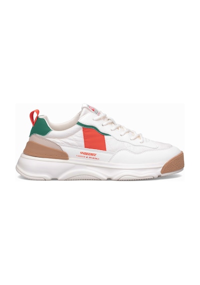 Humtto 152-18215 Erkek Klasik Sneaker Beyaz Beyaz