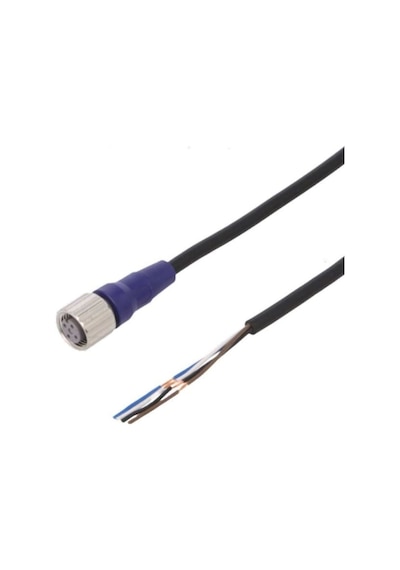 Omron Xs2f-lm12pvc4s5m M12 Soketli Sensör Kablosu 5m