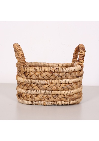 Söbe Oval Ekmek-havlu- Saklama Sepeti 30x21x24 Cm Bej
