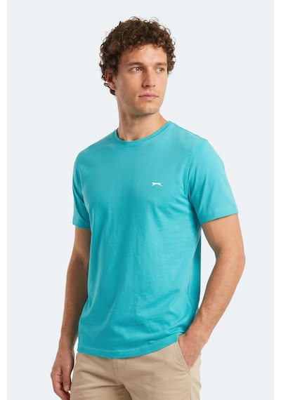 Slazenger Notron I Erkek Turkuaz Tişört