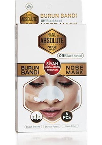 Nano Absolute Siyah Nokta Temizleyici Burun Bandı