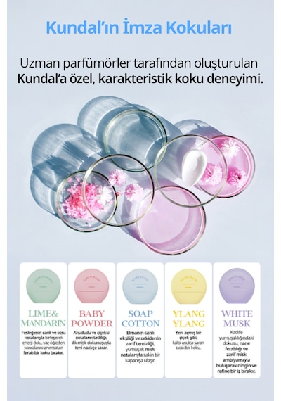 Yoğun Nem Sunan Parfümlü El Kremi Kundal Signature Perfumed Hand Cream Soap Cotton
