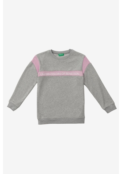 United Colors Of Benetton Kız Çocuk Gri Sweatshirt Gri