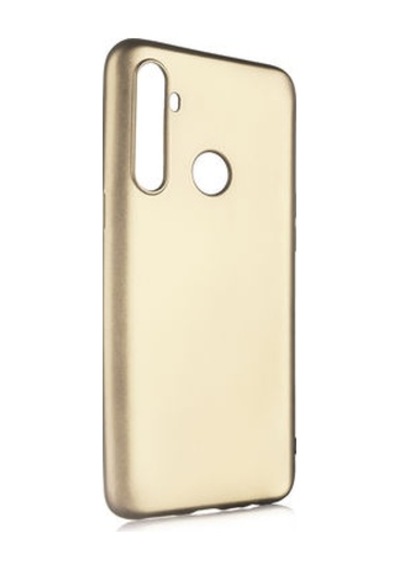 Realme 6i Kılıf Esnek Yapılı İnce Slim Silikon Kapak Ryc/premier Gold