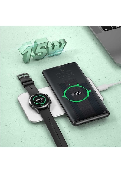 Rock W32 Taşınabilir 2 In 1 Kablosuz Şarj Standı
