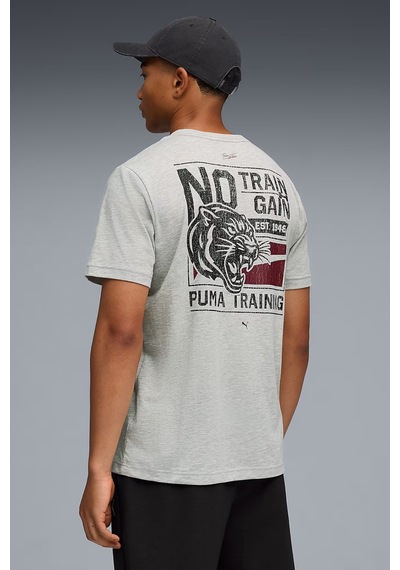 Puma M Graphic Illustrated Tee Gri Erkek Tişört 52762804 Gri