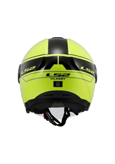 Ls2 Classy Classıc Siyah-neon Sarı Kask Neon Sarı