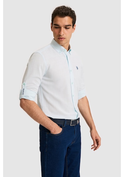 U.s. Polo Assn. Erkek Nil Gömlek Basic 50324660-vr083 Nıl