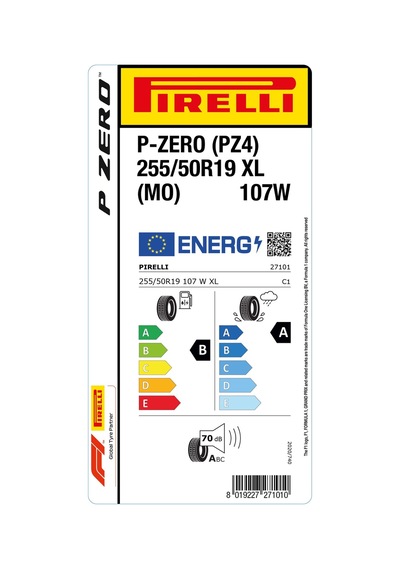 Pirelli 255/50R19 107W XL P-zero Pz4 Mo Yaz Lastiği 2024