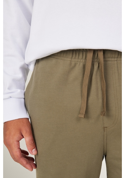 AC&Co / Altınyıldız Classics Erkek Hakı Standart Fit Normal Kesim Pamuklu Pantolon Haki