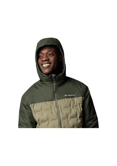 Columbia Grand Trek Iv Down Hooded Erkek Yeşil Outdoor Mont Wm9710-397