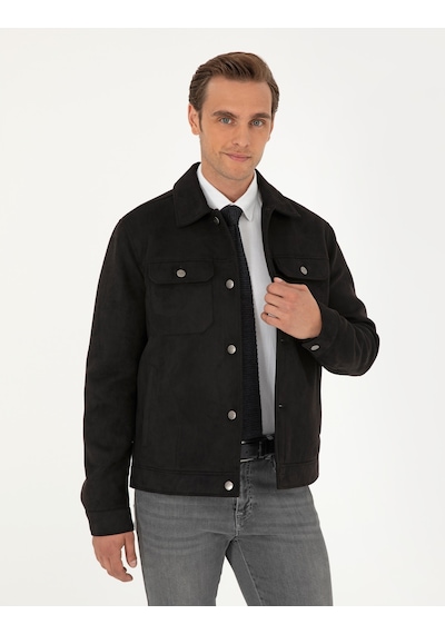 Pierre Cardin Erkek Siyah Deri Mont-kaban 50300520-001 Siyah
