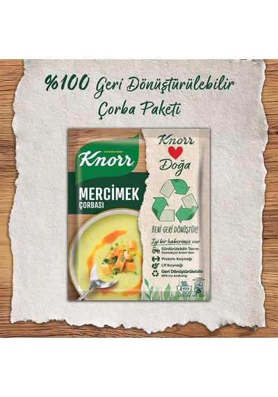 Knorr Süzme Mercimek Çorbası 10 x 76 G