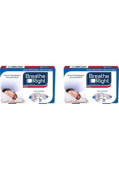Breathe Right Burun Bantları Extra 2 x 10'lu