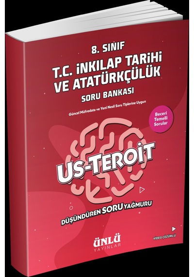 8. Sınıf T.c. İnkılap Tarihi Ve Atatürkçülük Us-teroit Soru Bankası Ünlü Yayıncılık