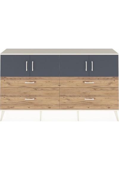 Arges Konsol 2 Raflı 4 Çekmeceli 4 Kapaklı 176x30x99 Aytaşı-antra Aytaşı-antrasit/çam Arges Konsol 2 Raflı 4 Çekmeceli 4 Kapaklı 176x30x99 Aytaşı-antra Aytaşı-antrasit/çam