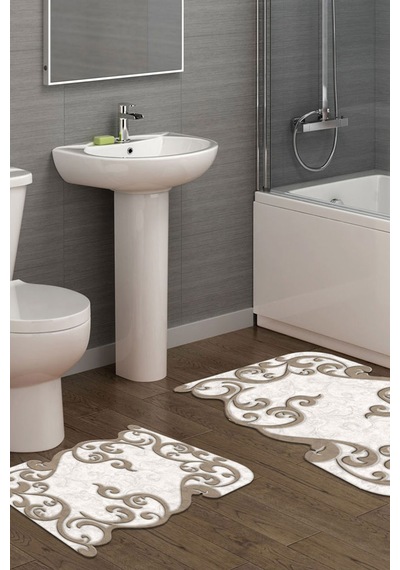 Alanur Kamelya Lazer Kesim 2 Li Banyo Takimi St210fg415bj Bej