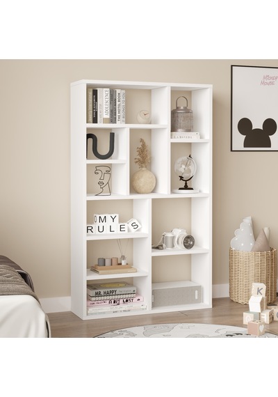 Robin Home Oscar Kitaplık 124cm Beyaz