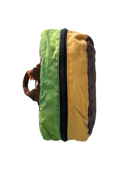 Old Cotton Cargo Kaliteli Vintage Tek Gözlü Disayn Sırt Gezi Çantası Kc Harley Bag 5097 Siyah Mavi