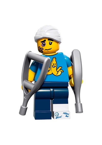 Lego Minifigür - Seri 15 - 71011 - 4 Clumsy Guy