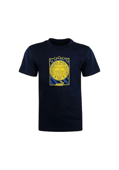 Fenerium Puma Fenerbahçe Logo Lacı Tshırt Uv Ahşap Kutu Lacivert