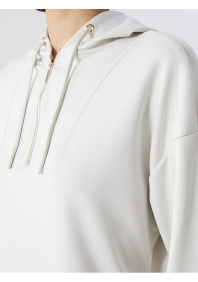 Lcw Vision Bej Loose Fit Kadın Hoodie