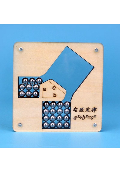 Pisagor Teoremi Deney Seti Mini 9cm X 9cm Öğrenci Modeli Demonte