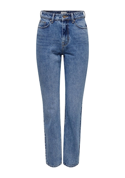 Only Kadın Denim Yüksek Bel Düz Kesim Kot Pantolon - 15311652 Mavi