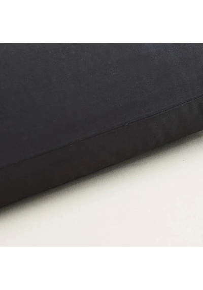 Vionel Home Pamuklu 2'li Kapaklı Yastık Kılıfı 50x70 Cm - Yumuşak Ve Nefes Alabilir Siyah Abanoz