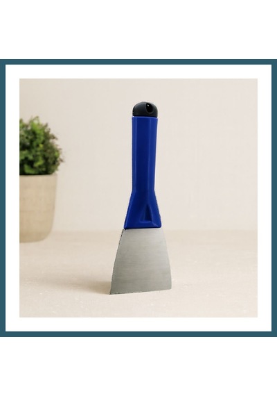 Bezos 80 Mm Metal Kazıma Spatulası Plastik Saplı, Kapaklı Ob