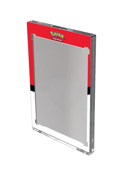 Ultra Pro - Tekli 35 Pt Tek Dokunmatik Kenar - Pokémon İçin Poké Ball Baskılı Manyetik Kart Tut