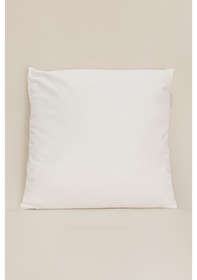Charm Renkli Geyik Baskılı Beyaz Kırlent 43x43 35257a Beyaz
