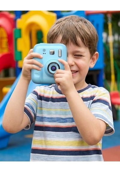 Çocuklar İçin Fotoğraf Makinesi Baskı Özellikli  4 Kağıt Rulo