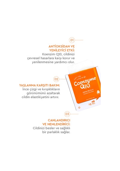 On Coenzyme Q10 Mask - Koenzim Q10 Içeren Yüz Maskesi 5'li