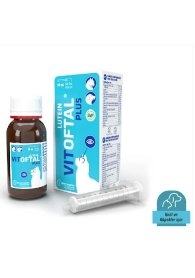 Vitoftal Lutein 50 Ml - Kedi Ve Köpek Retina, Kornea & Görme Destekleyici Şurup
