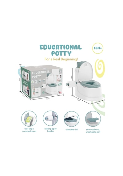 Bycaretta Bebek Tuvalet Eğitici Lazımlık Klozet 18 Ay+