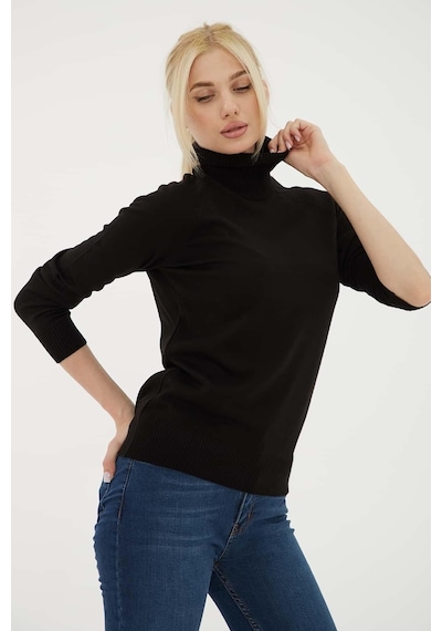 Fashion Friends Kadın Kazak Siyah 23k0401k1 24ke21000008 E2105 Siyah