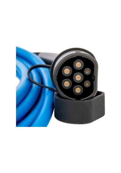 Ever Charger Tip2 Elektrikli Araç Şarj Kablosu ECO Mavi 5 M