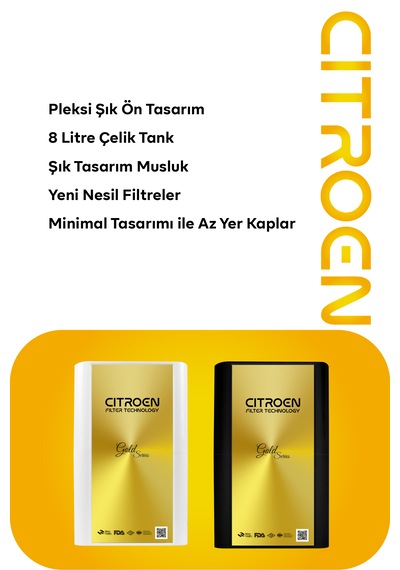 Gold Pompasız Su Arıtma Cihazı 6 Aşamalı Alkali Filtreli