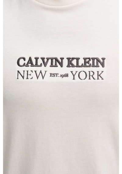 Calvin Klein Erkek T Shirt Lv04re833g Ybh Krem Krem